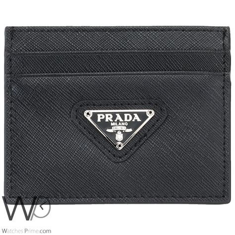 prada men's card holder